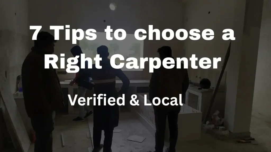Carpenter working