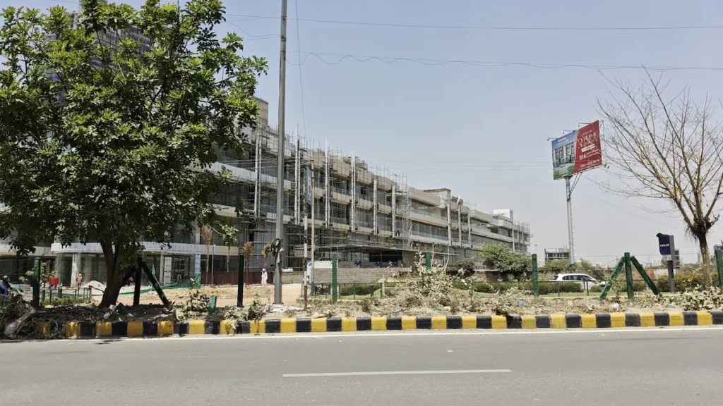 M3M Route65 Sector 65 Gurgaon under construction – May 2025 side view