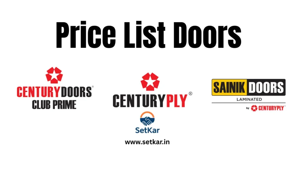 Century Flush Doors price list 2025