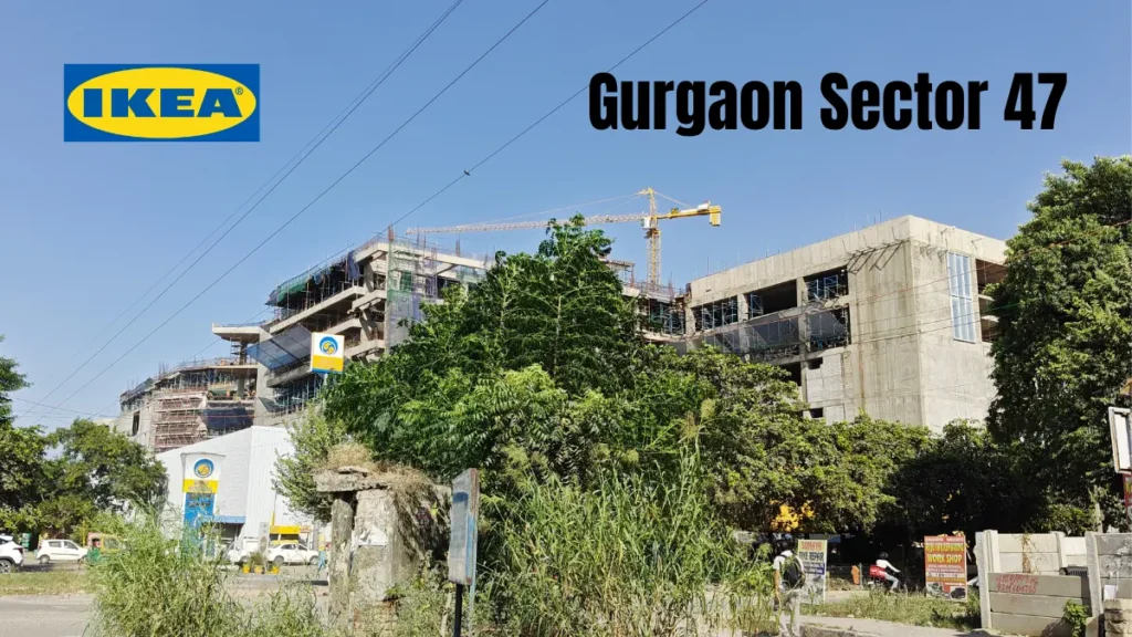 Location of IKEA Gurugram Mall near Sohna Road Sector 47