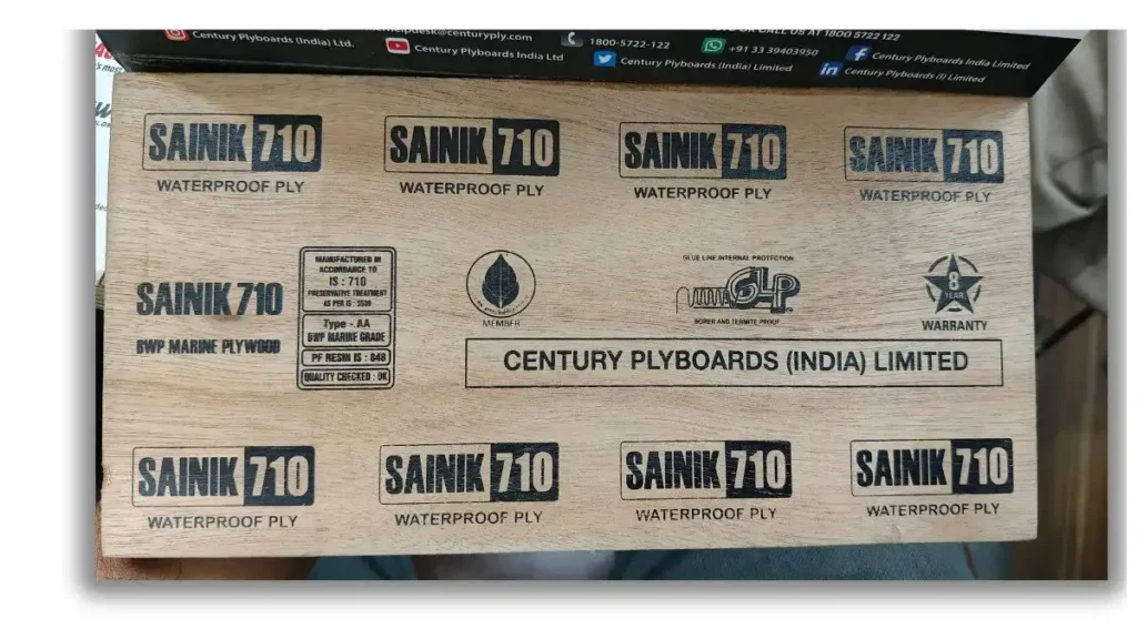 century sainik 710 plywood 19mm