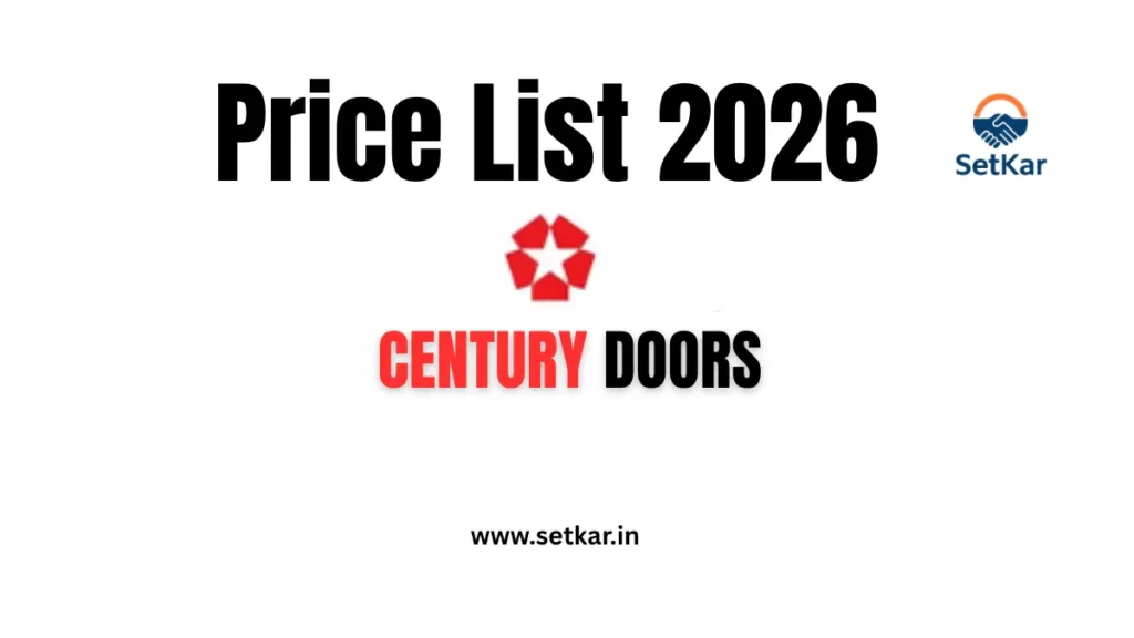 CenturyPly door price list 2026